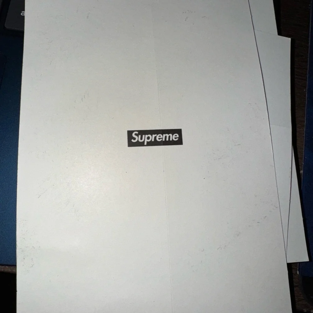 Supreme Pink and Black Sticker Collection
